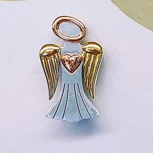 AVON STAINLESS STEEL, BRASS, COPPER VINTAGE ANGLE PIN (1980s)